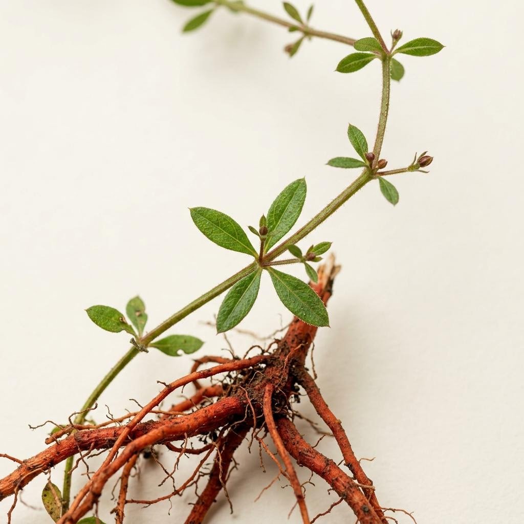 Rubia cordifolia plant